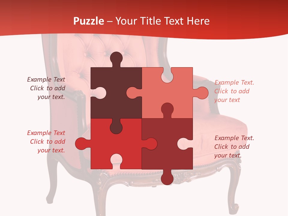 Sofa Armchair Decor PowerPoint Template