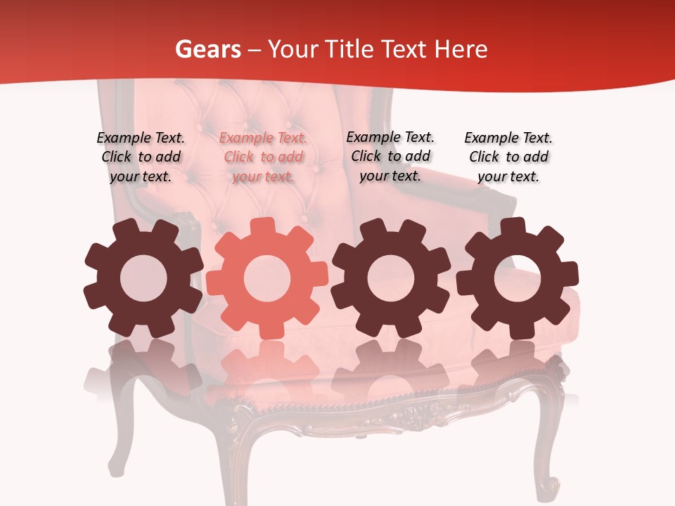 Sofa Armchair Decor PowerPoint Template