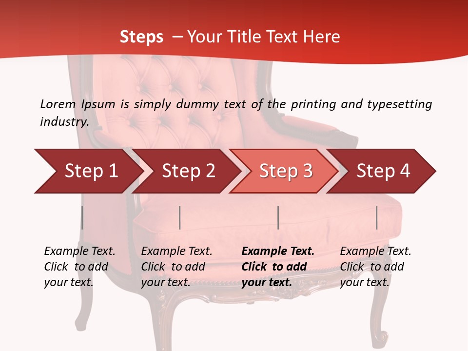 Sofa Armchair Decor PowerPoint Template