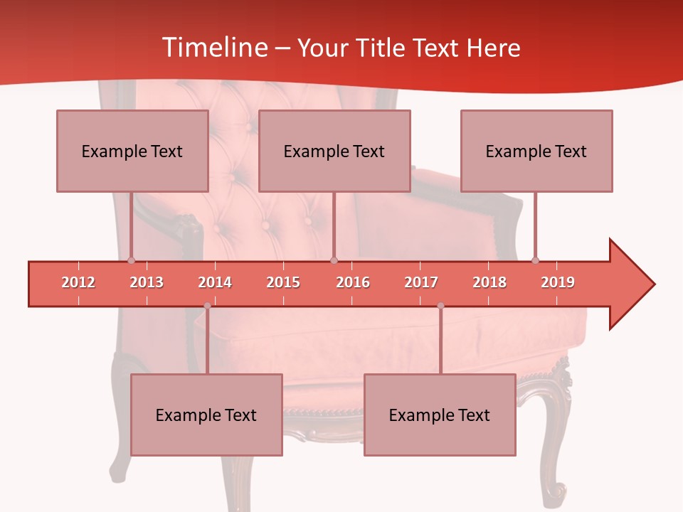 Sofa Armchair Decor PowerPoint Template