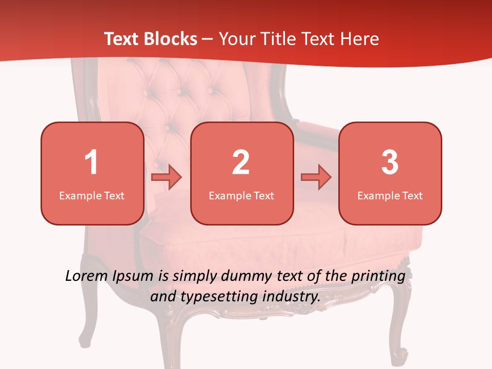 Sofa Armchair Decor PowerPoint Template