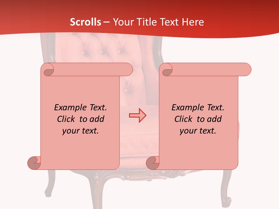Sofa Armchair Decor PowerPoint Template