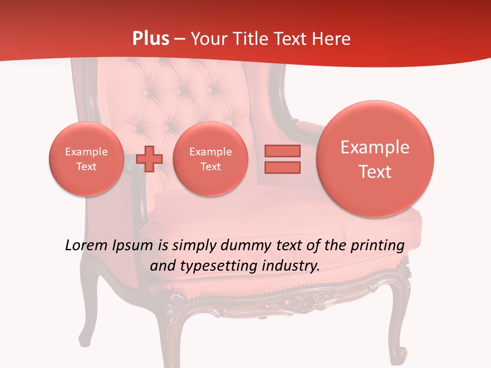 Sofa Armchair Decor PowerPoint Template