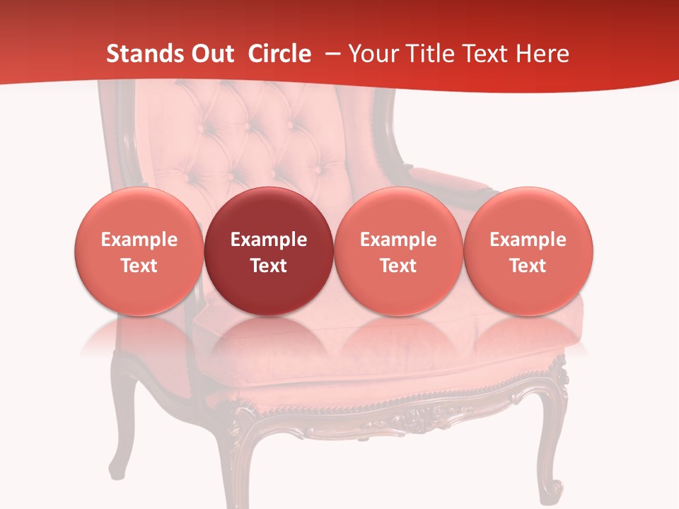 Sofa Armchair Decor PowerPoint Template