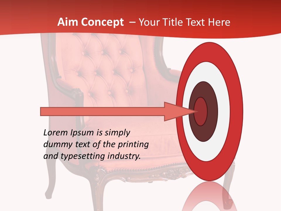 Sofa Armchair Decor PowerPoint Template