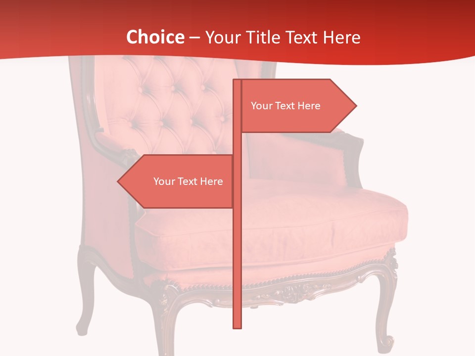 Sofa Armchair Decor PowerPoint Template