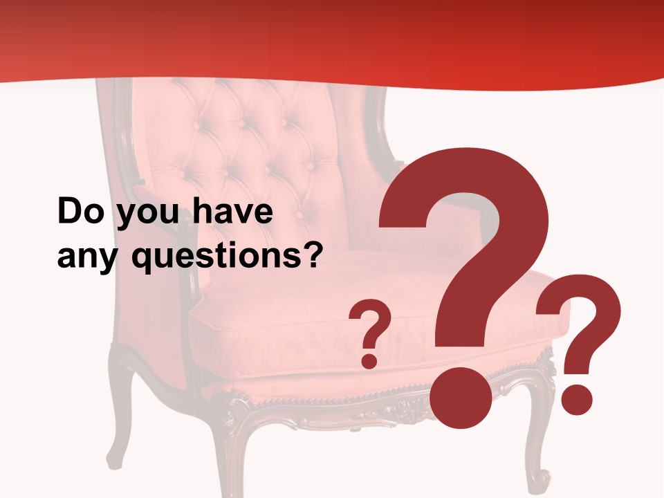 Sofa Armchair Decor PowerPoint Template