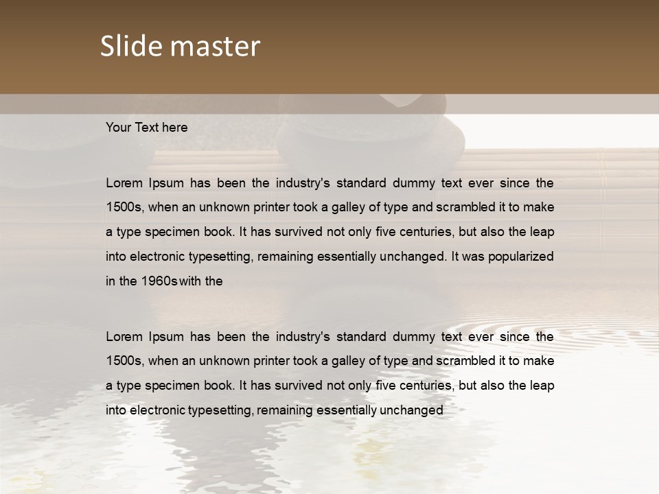 Green Wellness Yang PowerPoint Template