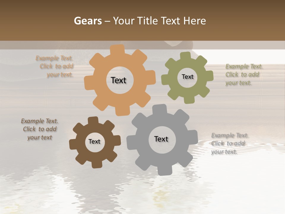 Green Wellness Yang PowerPoint Template