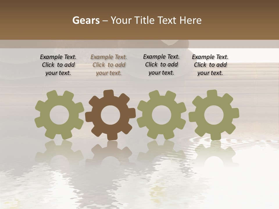 Green Wellness Yang PowerPoint Template