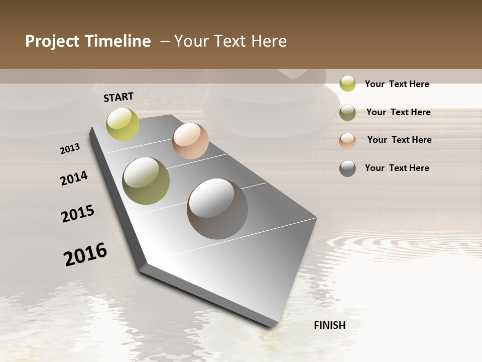 Green Wellness Yang PowerPoint Template