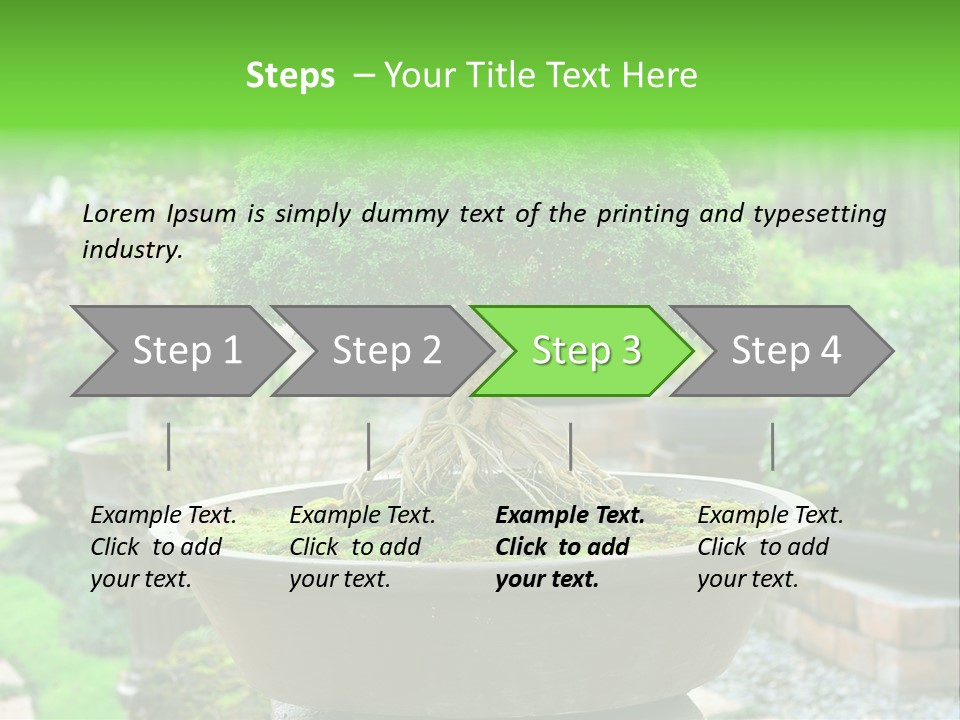 Tropical Green Beautiful PowerPoint Template