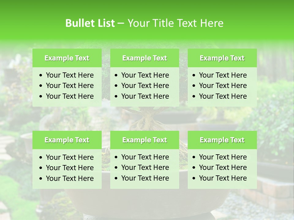 Tropical Green Beautiful PowerPoint Template