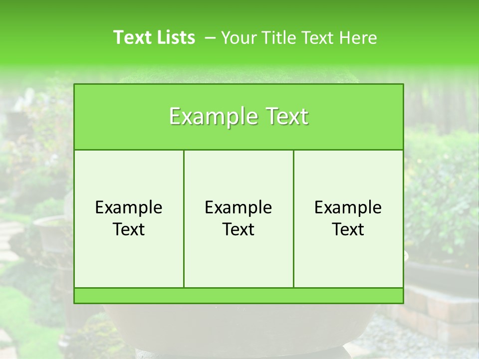 Tropical Green Beautiful PowerPoint Template