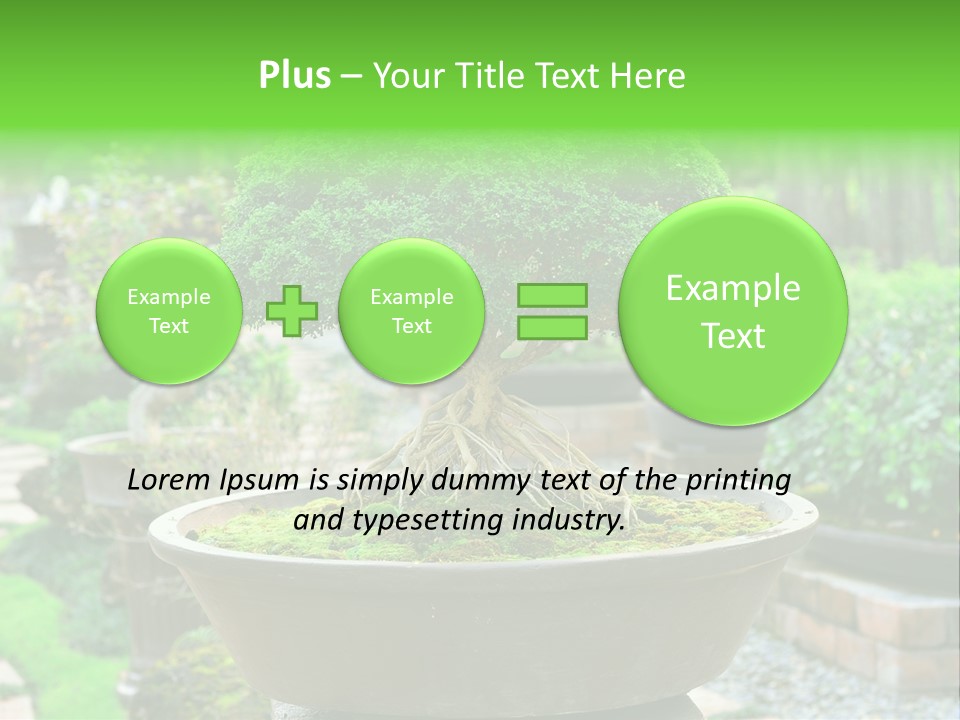Tropical Green Beautiful PowerPoint Template