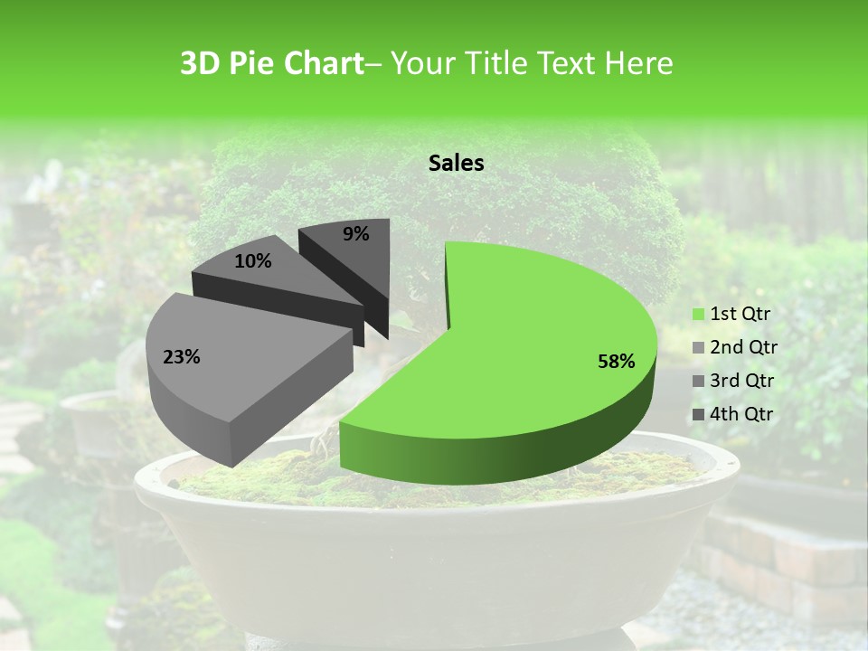 Tropical Green Beautiful PowerPoint Template