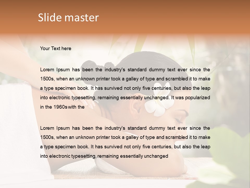 Medicine Relaxation Wellness PowerPoint Template