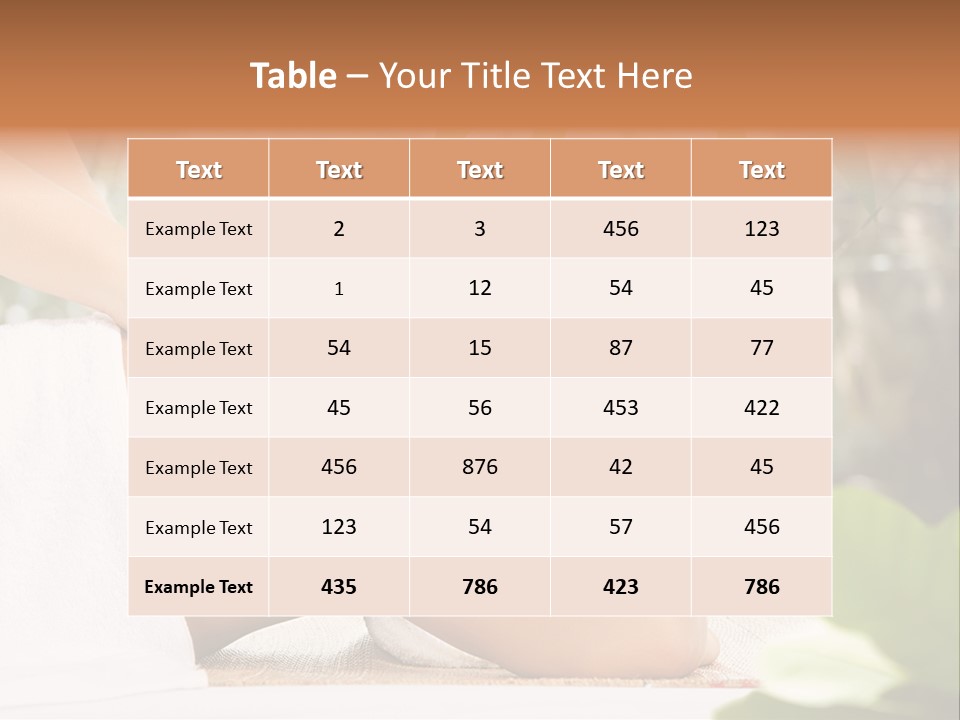 Medicine Relaxation Wellness PowerPoint Template
