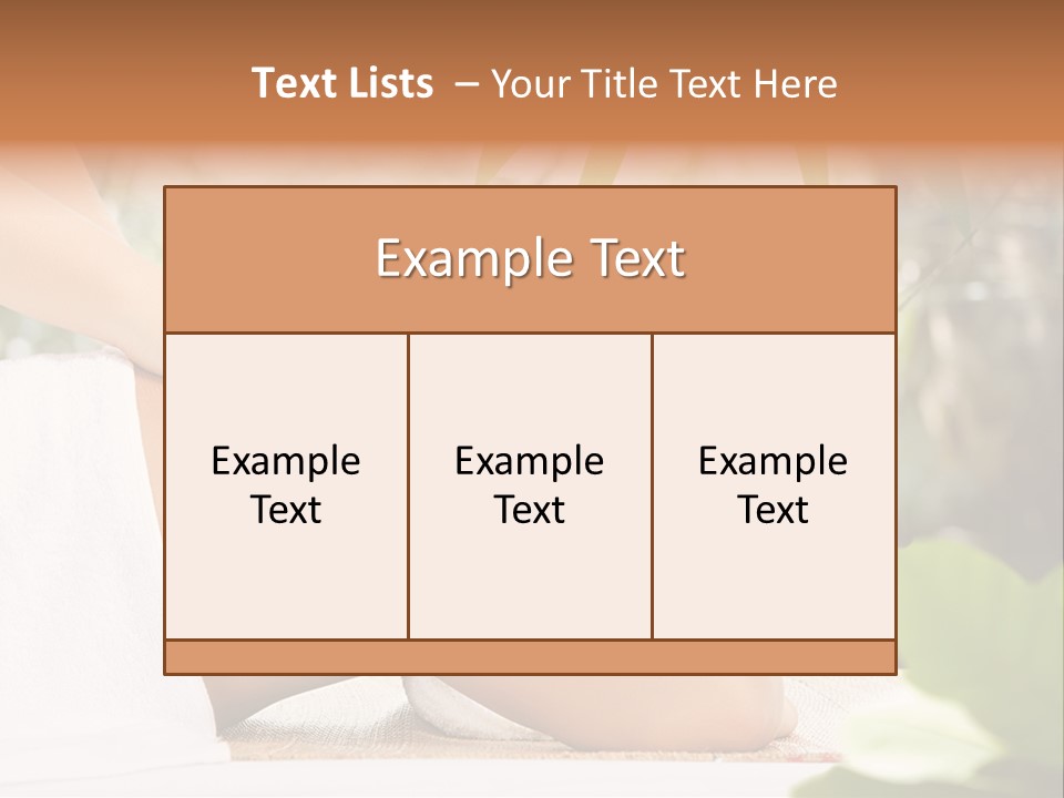 Medicine Relaxation Wellness PowerPoint Template