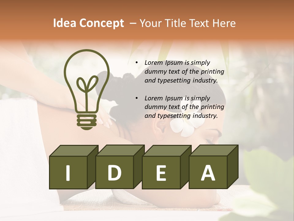 Medicine Relaxation Wellness PowerPoint Template