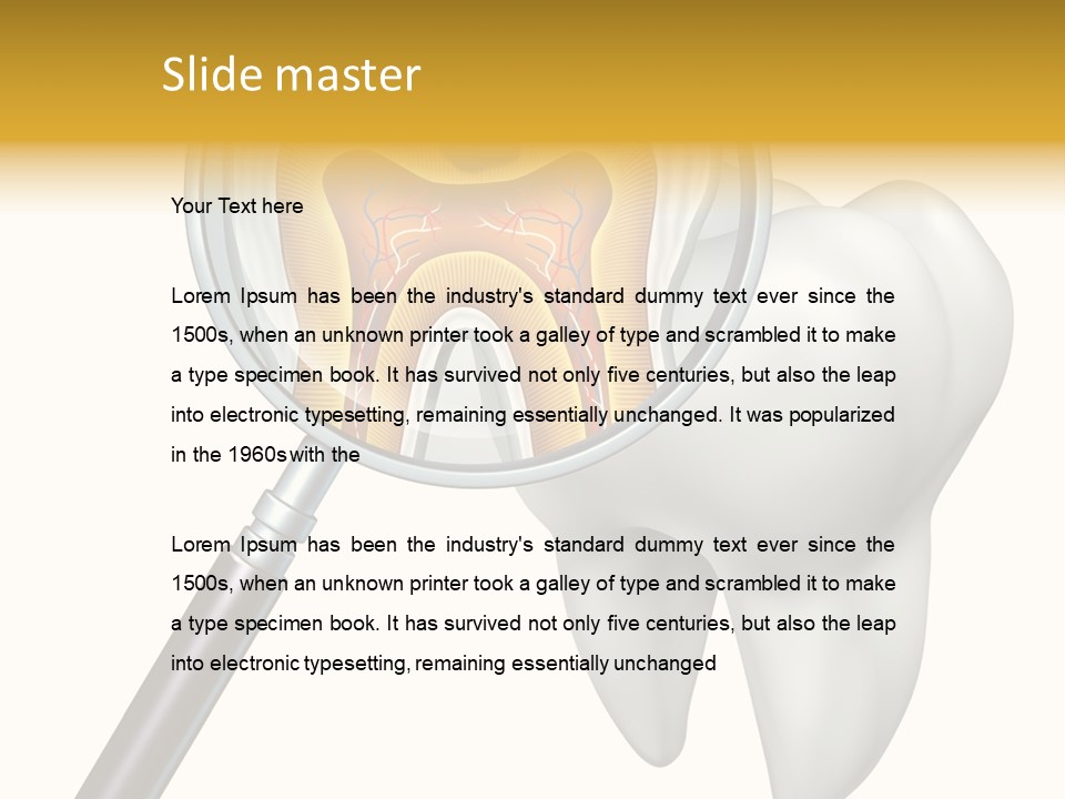 Tooth Cavity Filling PowerPoint Template