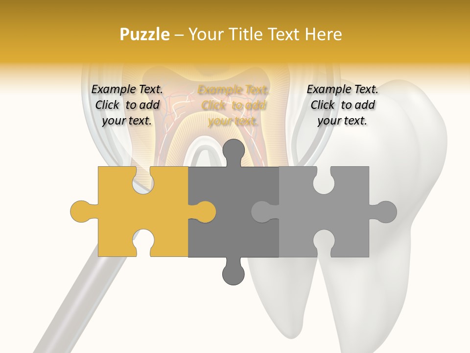 Tooth Cavity Filling PowerPoint Template