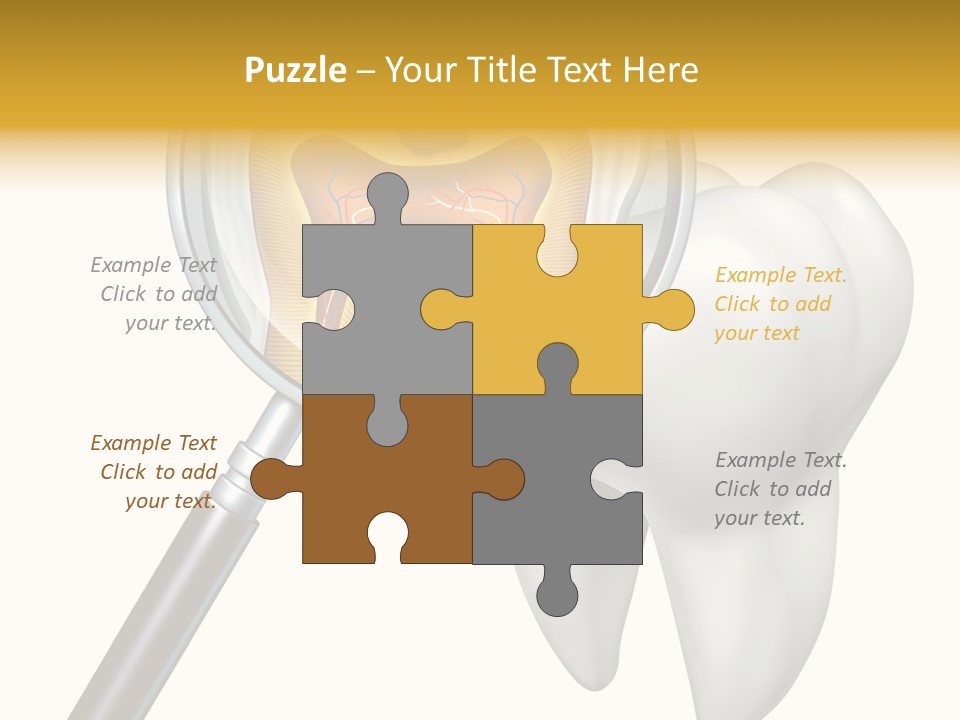 Tooth Cavity Filling PowerPoint Template