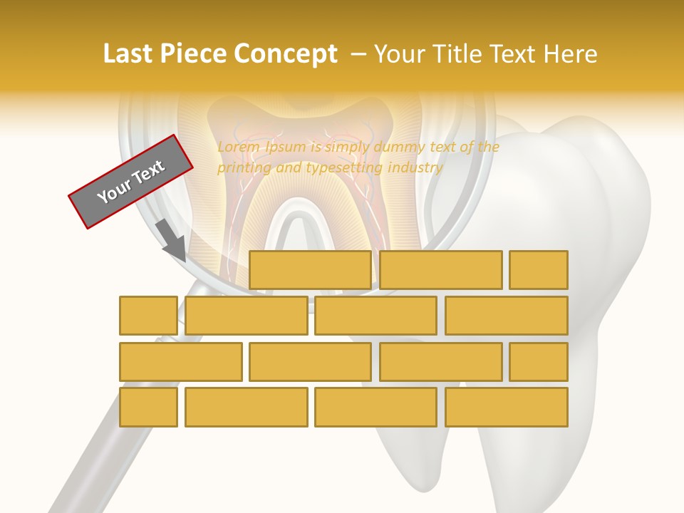 Tooth Cavity Filling PowerPoint Template