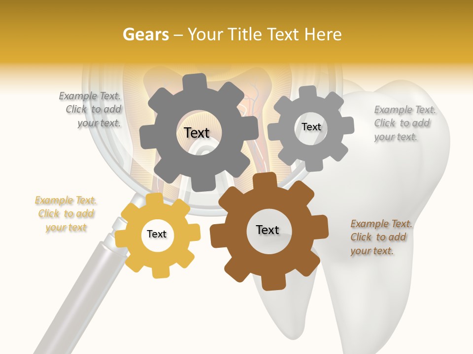 Tooth Cavity Filling PowerPoint Template