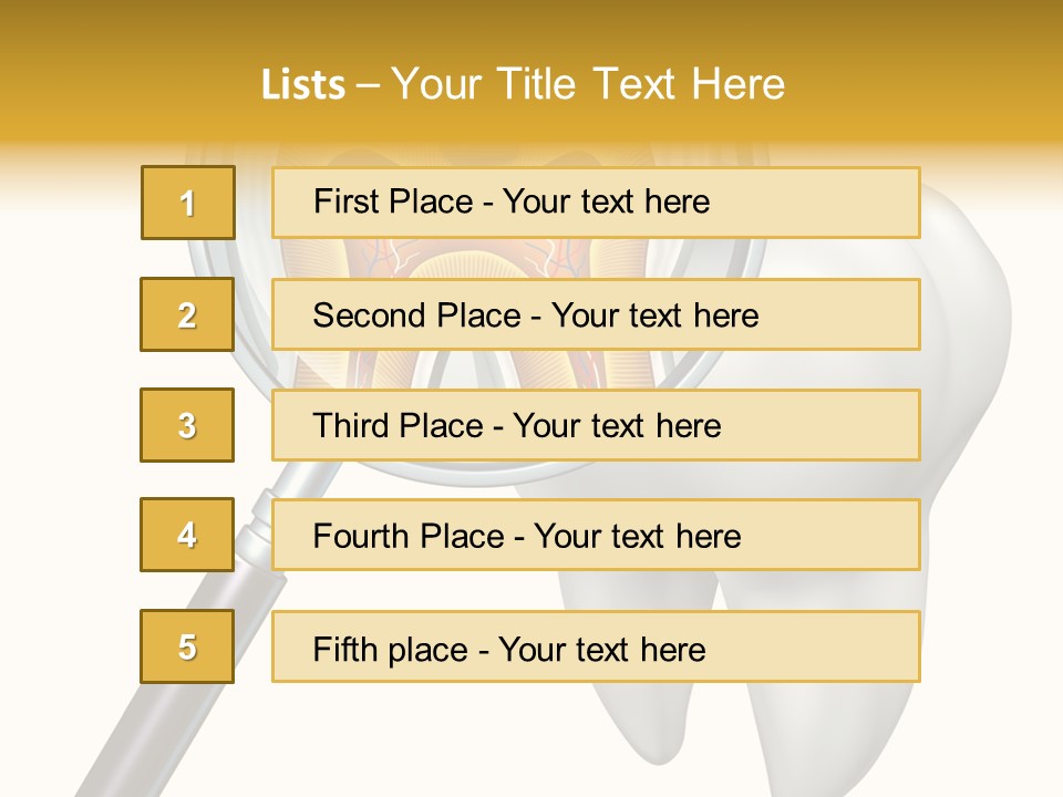 Tooth Cavity Filling PowerPoint Template