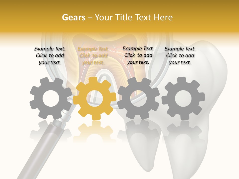 Tooth Cavity Filling PowerPoint Template