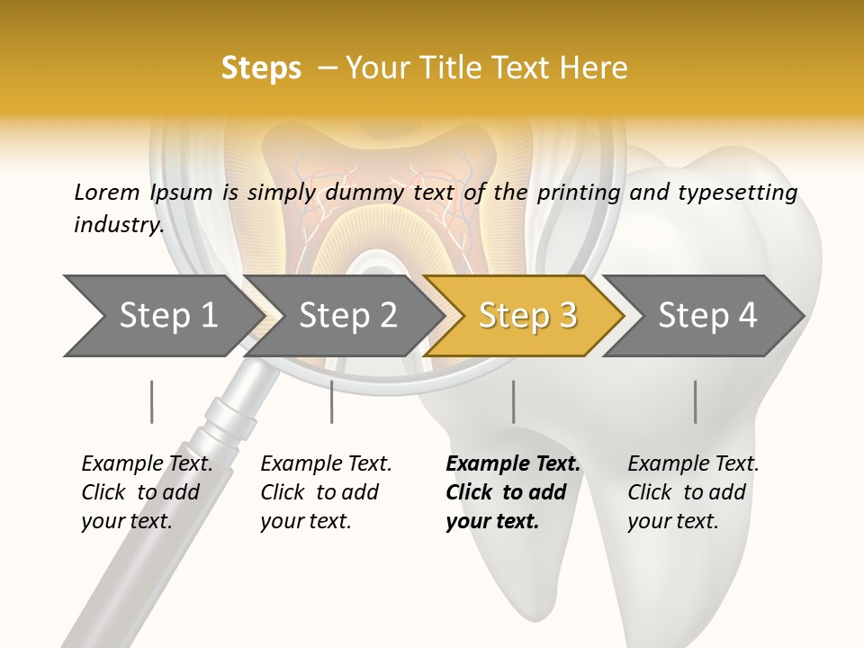 Tooth Cavity Filling PowerPoint Template