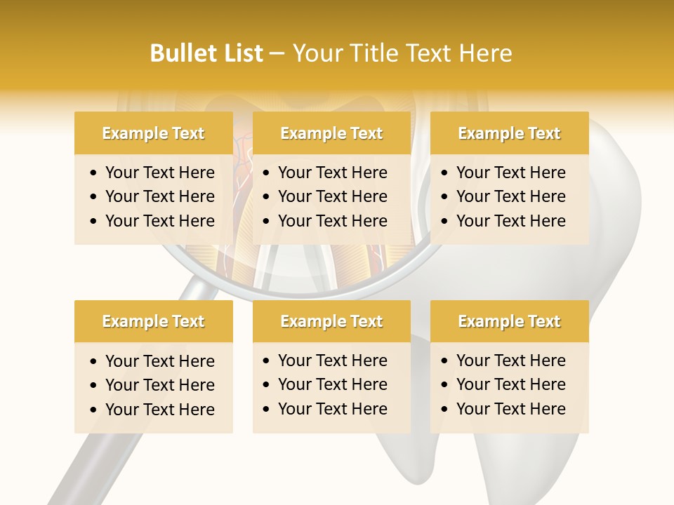 Tooth Cavity Filling PowerPoint Template