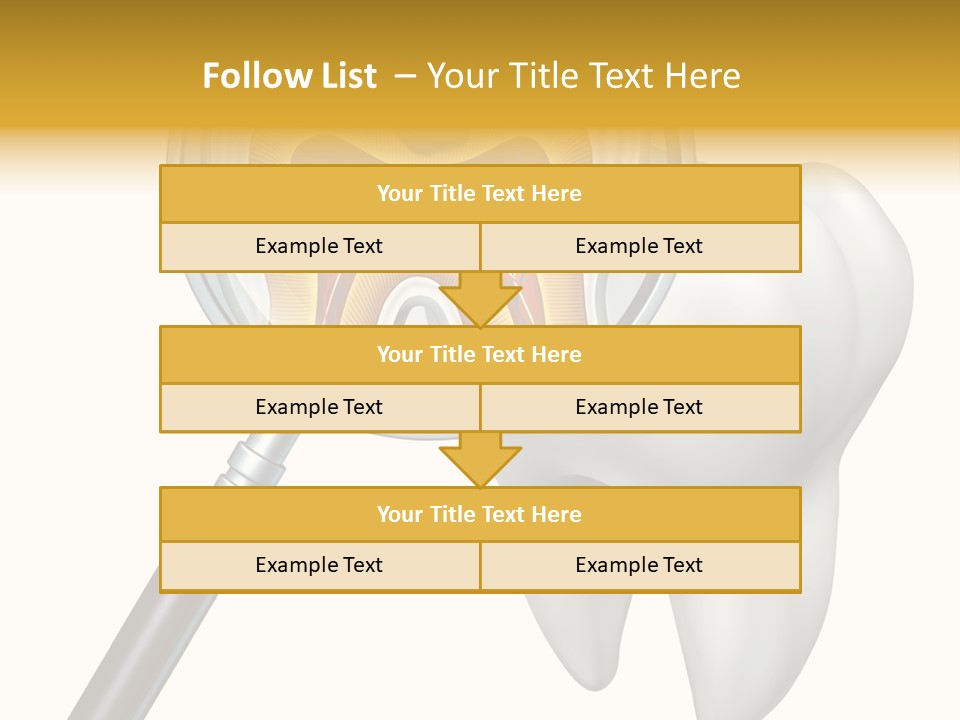 Tooth Cavity Filling PowerPoint Template