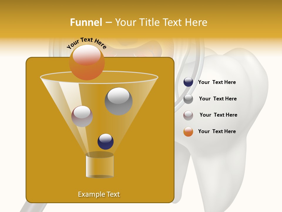 Tooth Cavity Filling PowerPoint Template