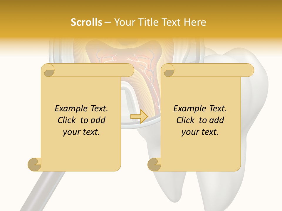 Tooth Cavity Filling PowerPoint Template