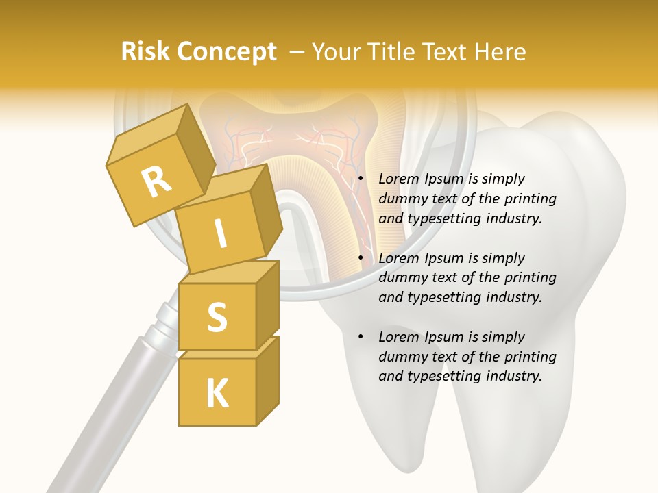 Tooth Cavity Filling PowerPoint Template