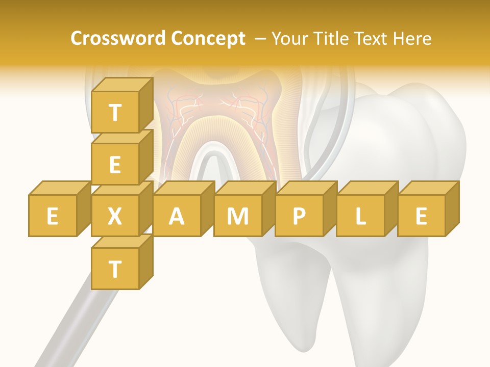 Tooth Cavity Filling PowerPoint Template
