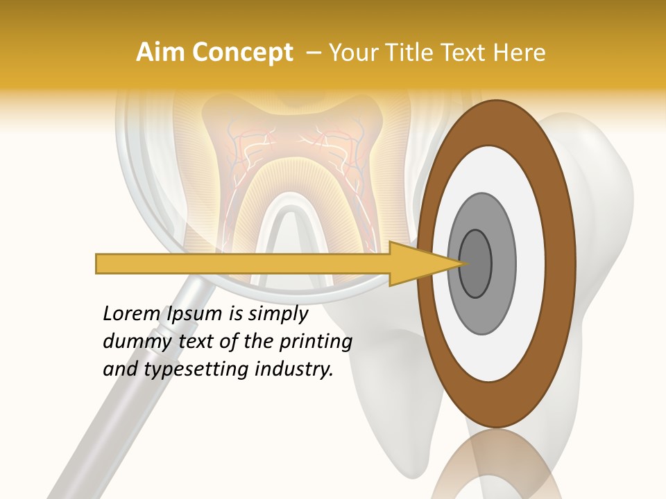 Tooth Cavity Filling PowerPoint Template