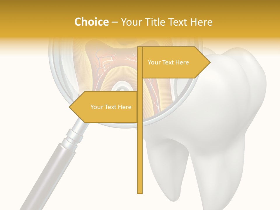 Tooth Cavity Filling PowerPoint Template