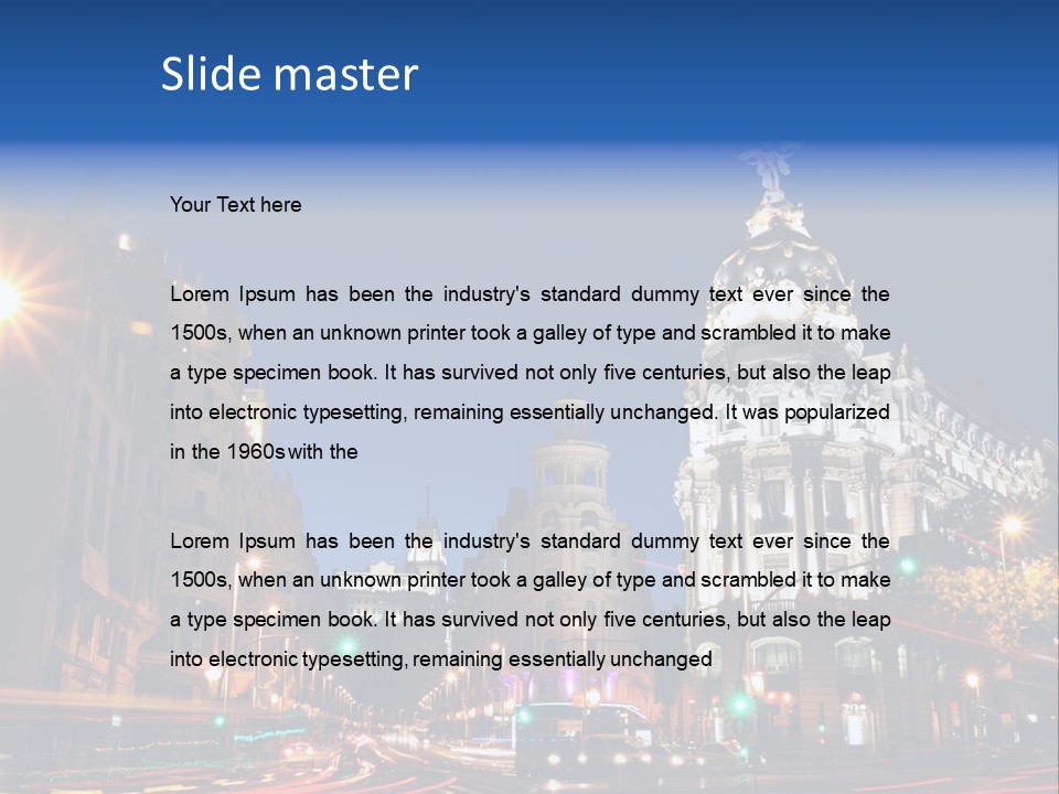 Historical Landscape European PowerPoint Template