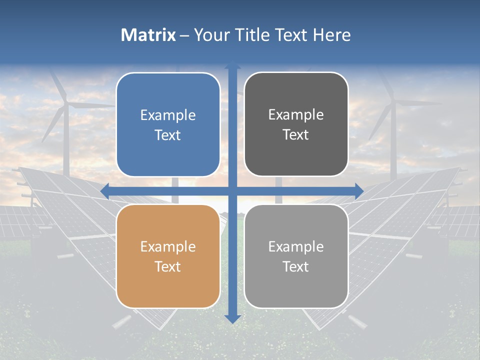 Wind Sun Turbine PowerPoint Template