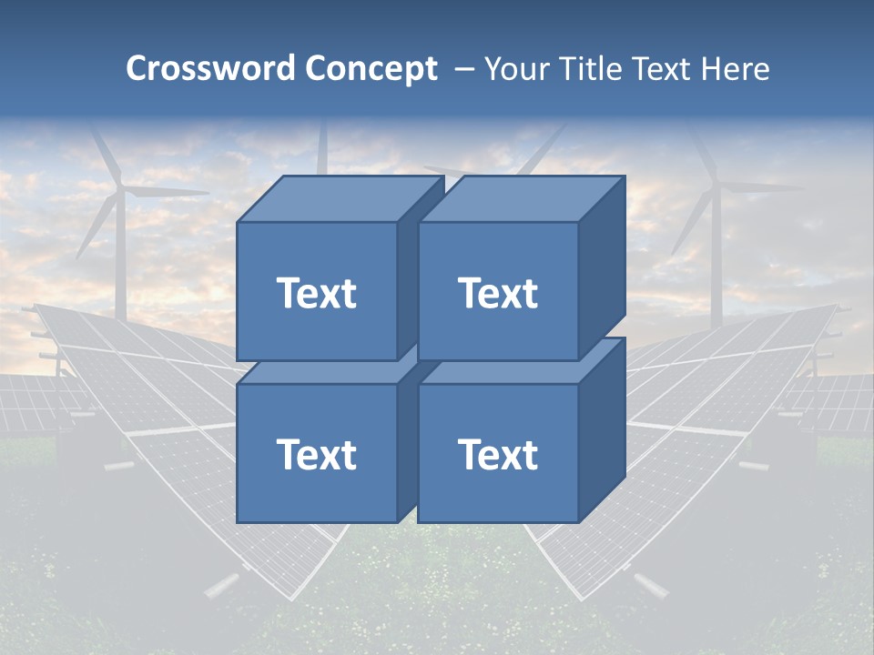 Wind Sun Turbine PowerPoint Template