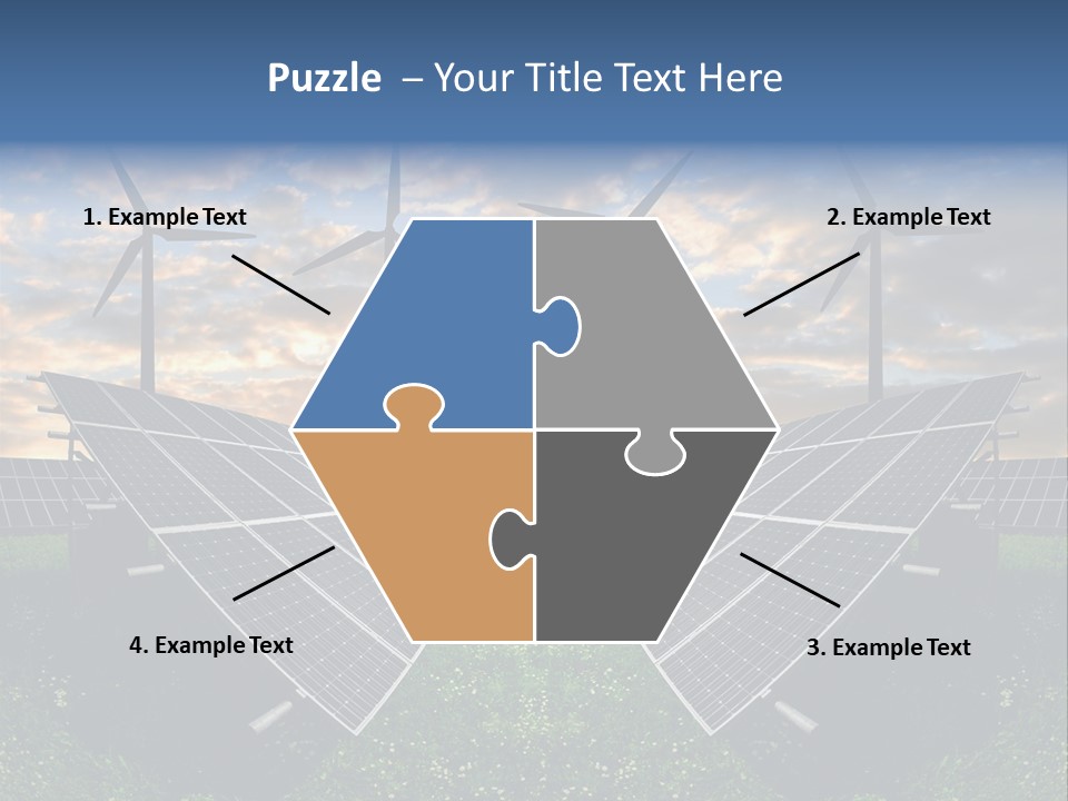 Wind Sun Turbine PowerPoint Template