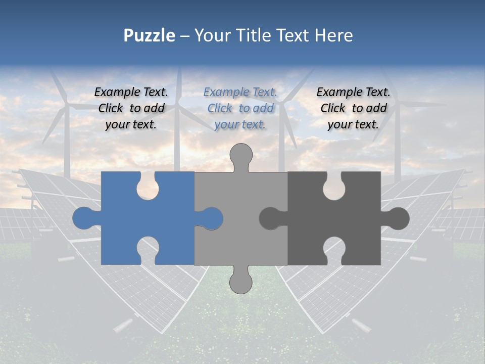 Wind Sun Turbine PowerPoint Template