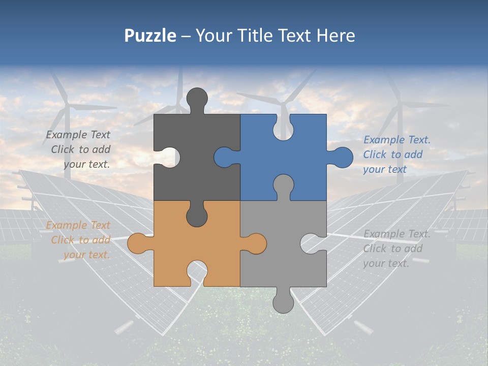 Wind Sun Turbine PowerPoint Template