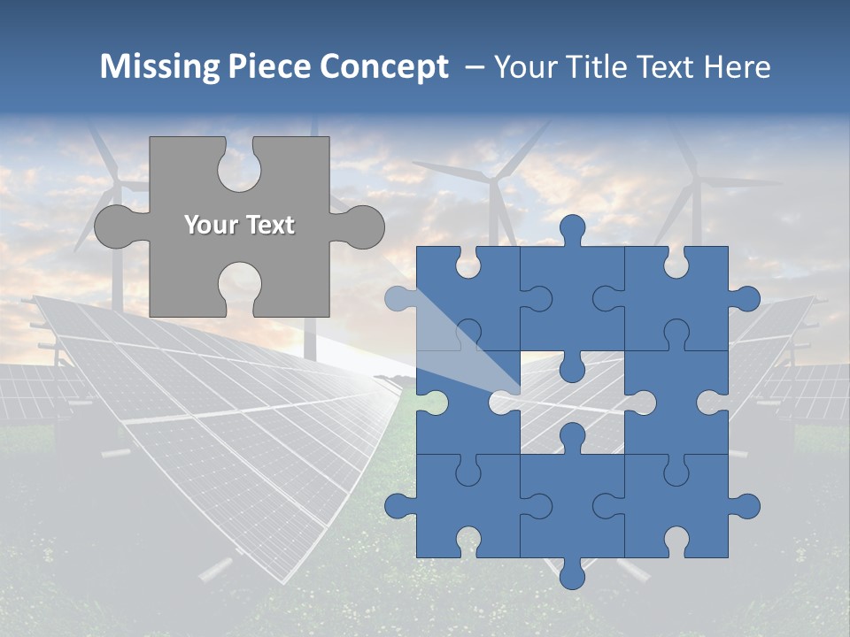 Wind Sun Turbine PowerPoint Template