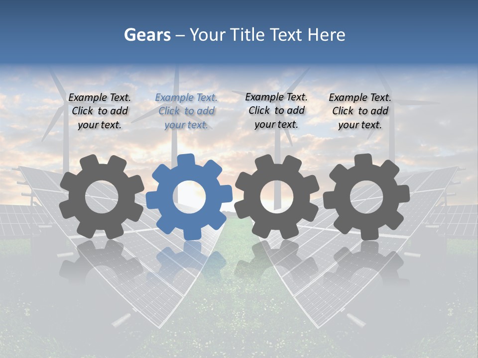 Wind Sun Turbine PowerPoint Template