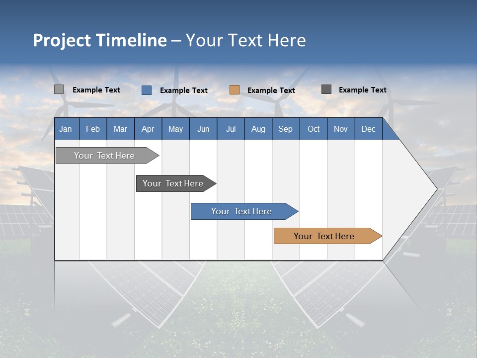 Wind Sun Turbine PowerPoint Template