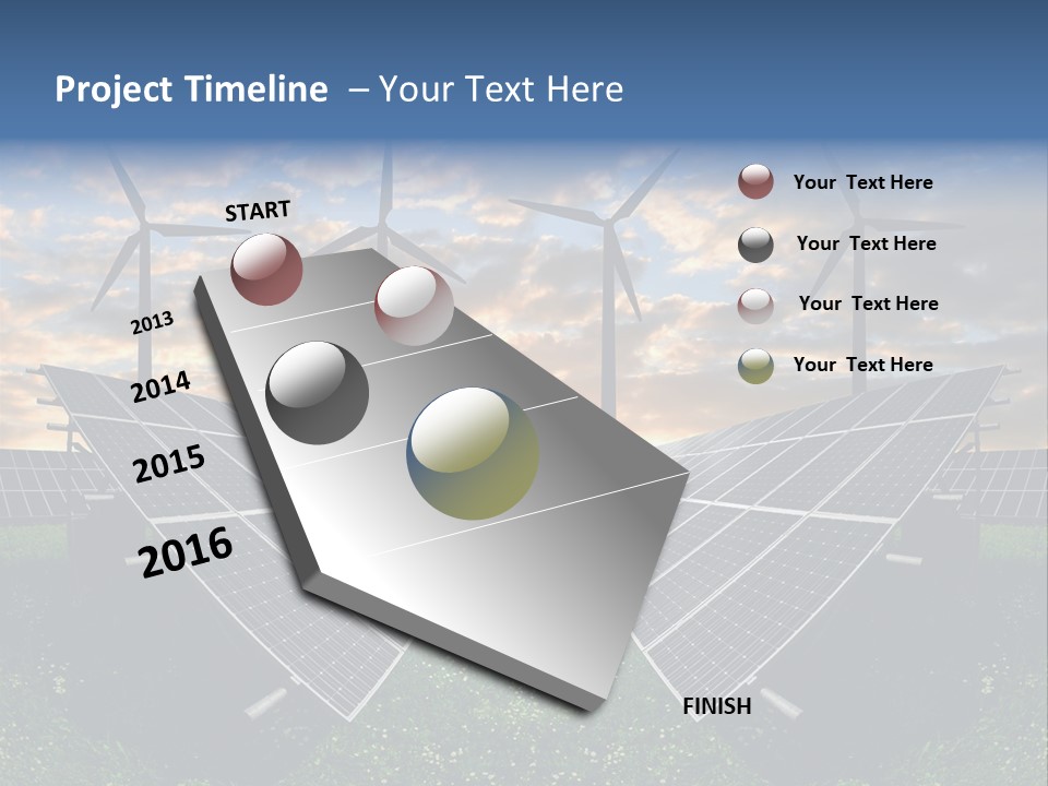 Wind Sun Turbine PowerPoint Template